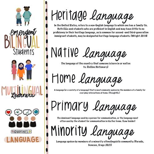 Language learners poster